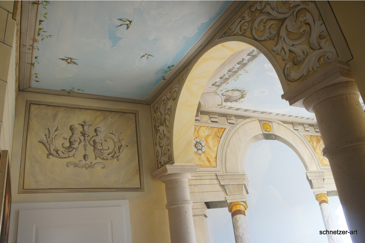 Detail  im Stiegenaufgang