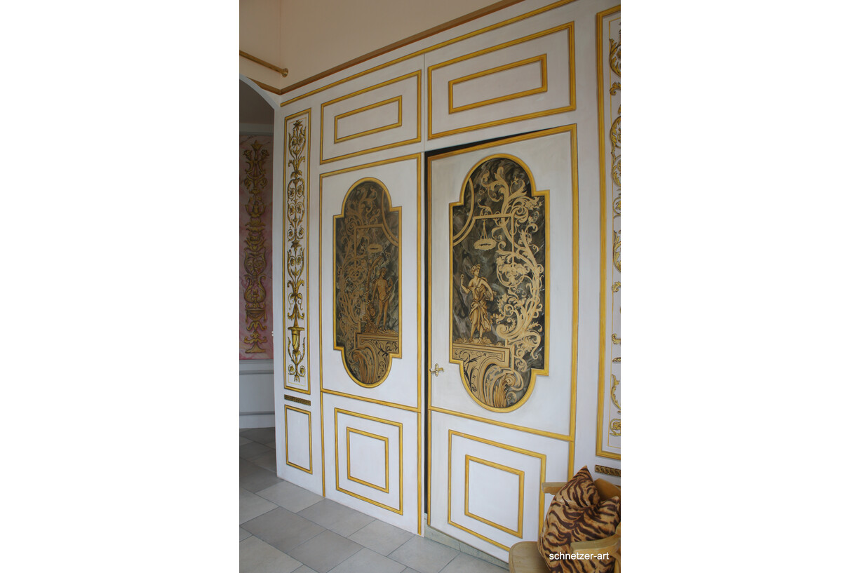 Trompe l`oiel  Türspalt