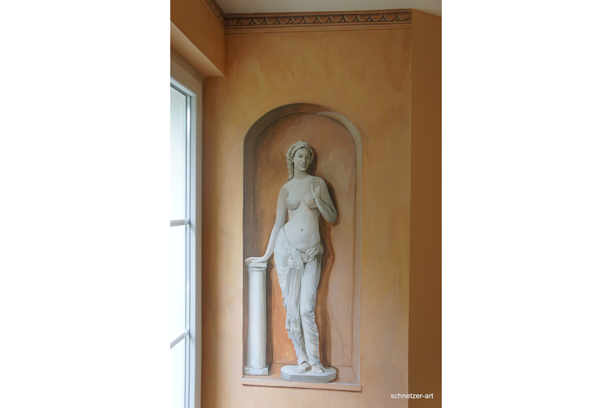 Trompe l`oeil im Badezimmerbereich